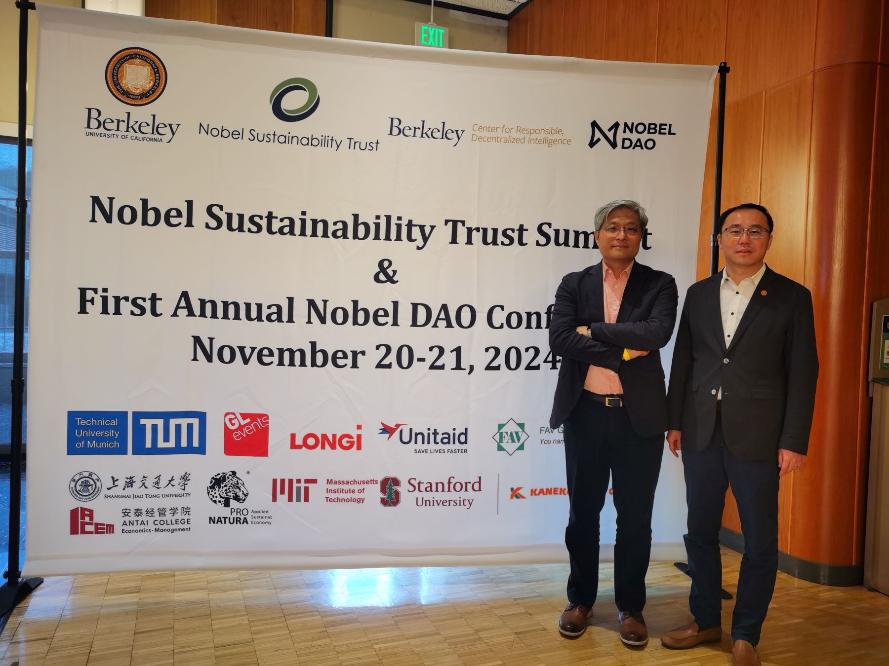 Dean Chen Attended the Nobel Sustainability Trust Summit & Award Ceremony